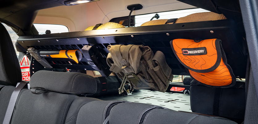 Optional Underside MOLLE Storage