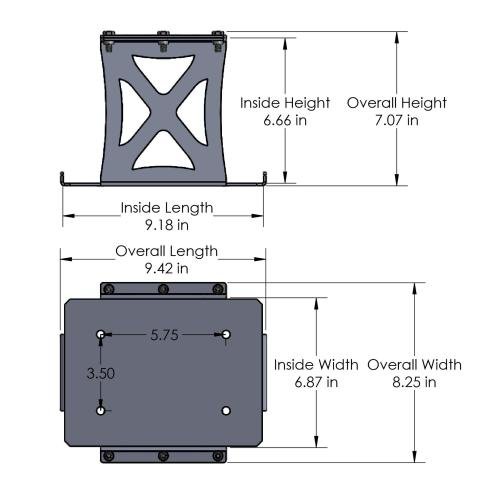 Group 25-35 Optima Battery Mount