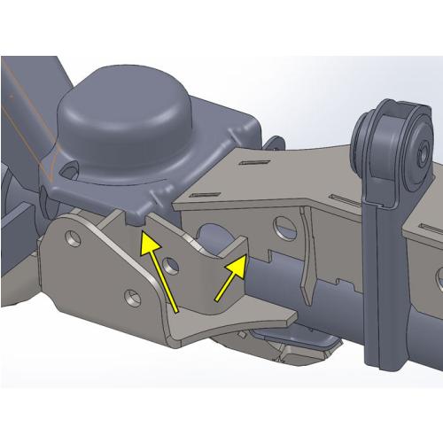 JK Heavy Duty Stock Trackbar Bracket