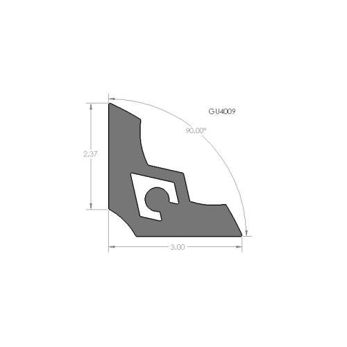 3" Simple  A-Blade Gusset - 90 Degrees