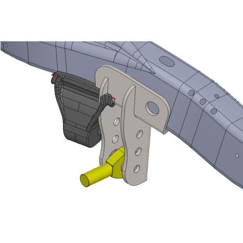 TJ Trackbar Mount - Frame Side (2.5" - 3.5" Stretch)