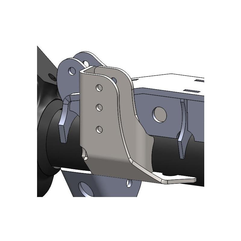 Raised Trackbar Bracket for 3.5" Diameter Front Axle