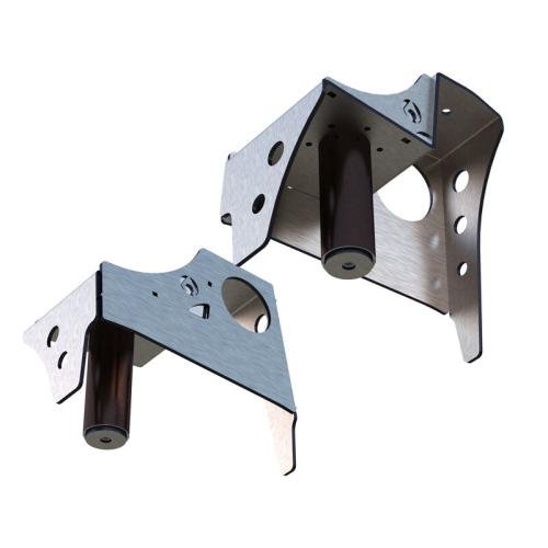 TJ Front Frame Coil Buckets for OEM bumpstops