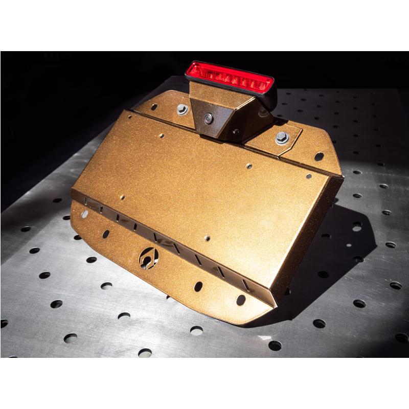 JL Spare Tire Delete Kit - Powdercoated Aluminum