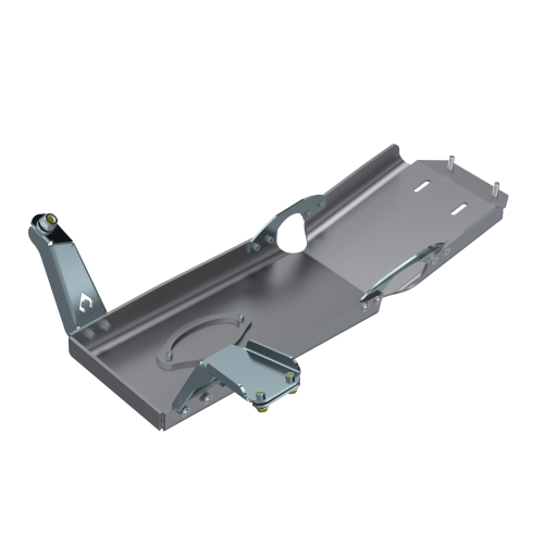 JLU OIL SKID ONLY With Oil Door -  2 & 4 door 3.6L ALUMINUM 2018-2020