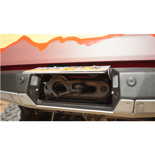 HIGH CLEARANCE REAR BUMPER WINCH FAIRLEAD MOUNTING BRACKET