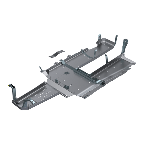 JLU 392 BELLYPAN SKID WITH MAGNAFLOW EXHAUST SKID