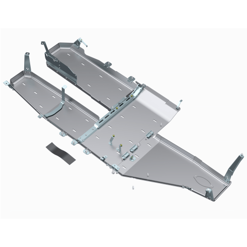 JLU 4XE BELLYPAN SKID With POWER PACK & EXHAUST SKIDs