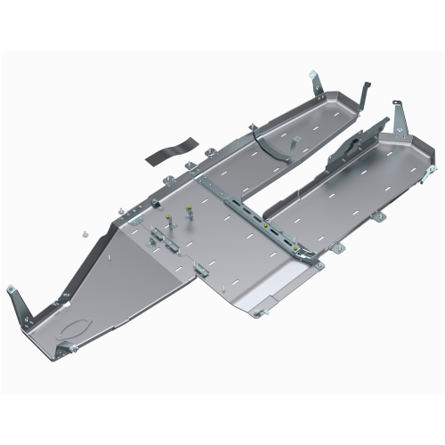 JLU 4XE BELLYPAN SKID With POWER PACK & EXHAUST SKIDs