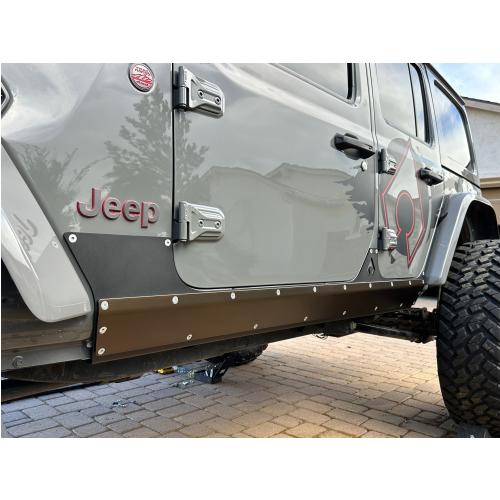 JLU Boatside Steel & Aluminum Rocker Armor