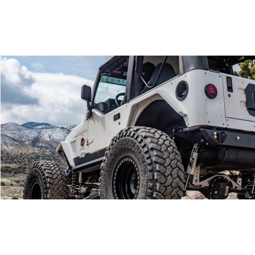 TJ Standard Rear Corner Armor Aluminum