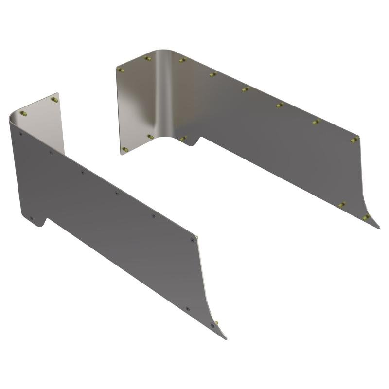 TJ Blank Rear Corner Armor Aluminum