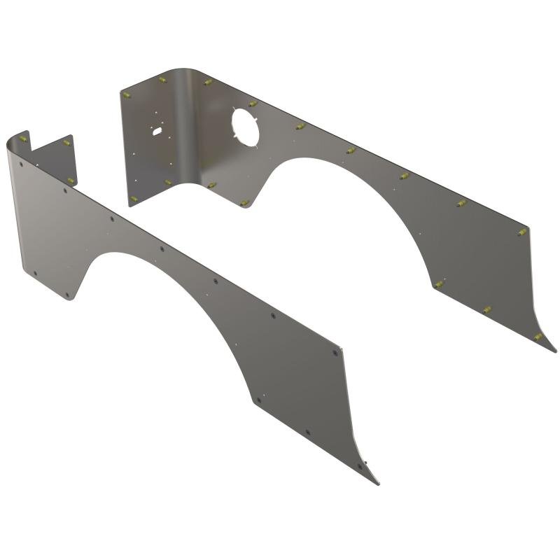 LJ  Rear Corner Armor Aluminum