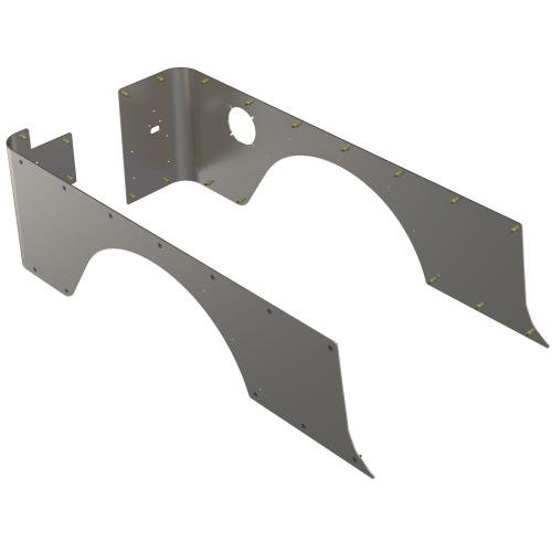 LJ  Rear Corner Armor Aluminum