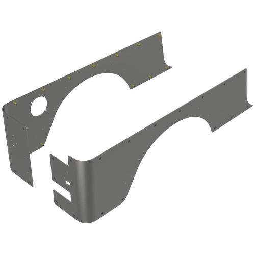 LJ  Rear Corner Armor Aluminum